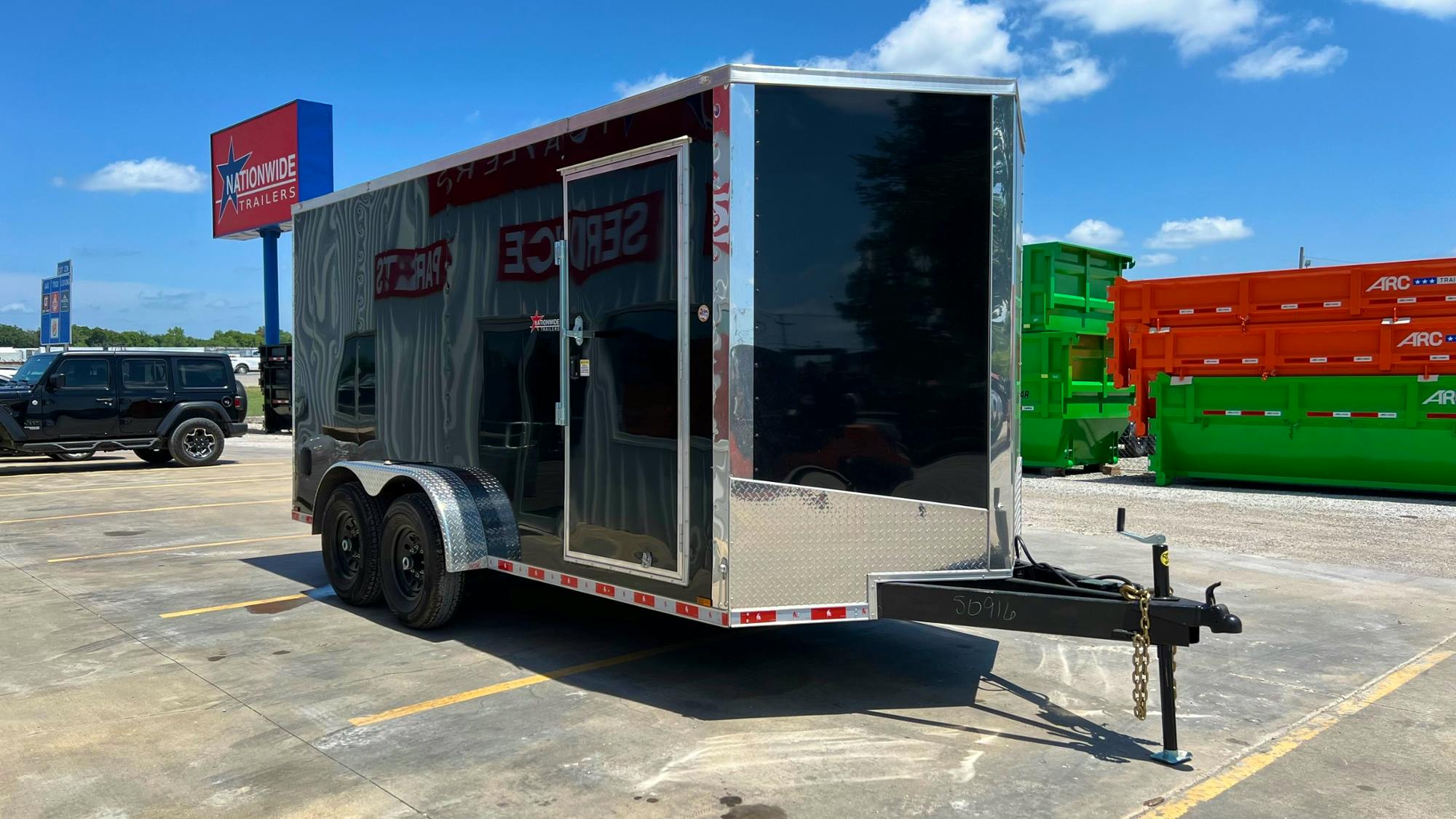 Spartan 7'x16' Enclosed Cargo Trailer w/ Rear Ramp Door (C2) - Stock #88177 - Image 6 of 9