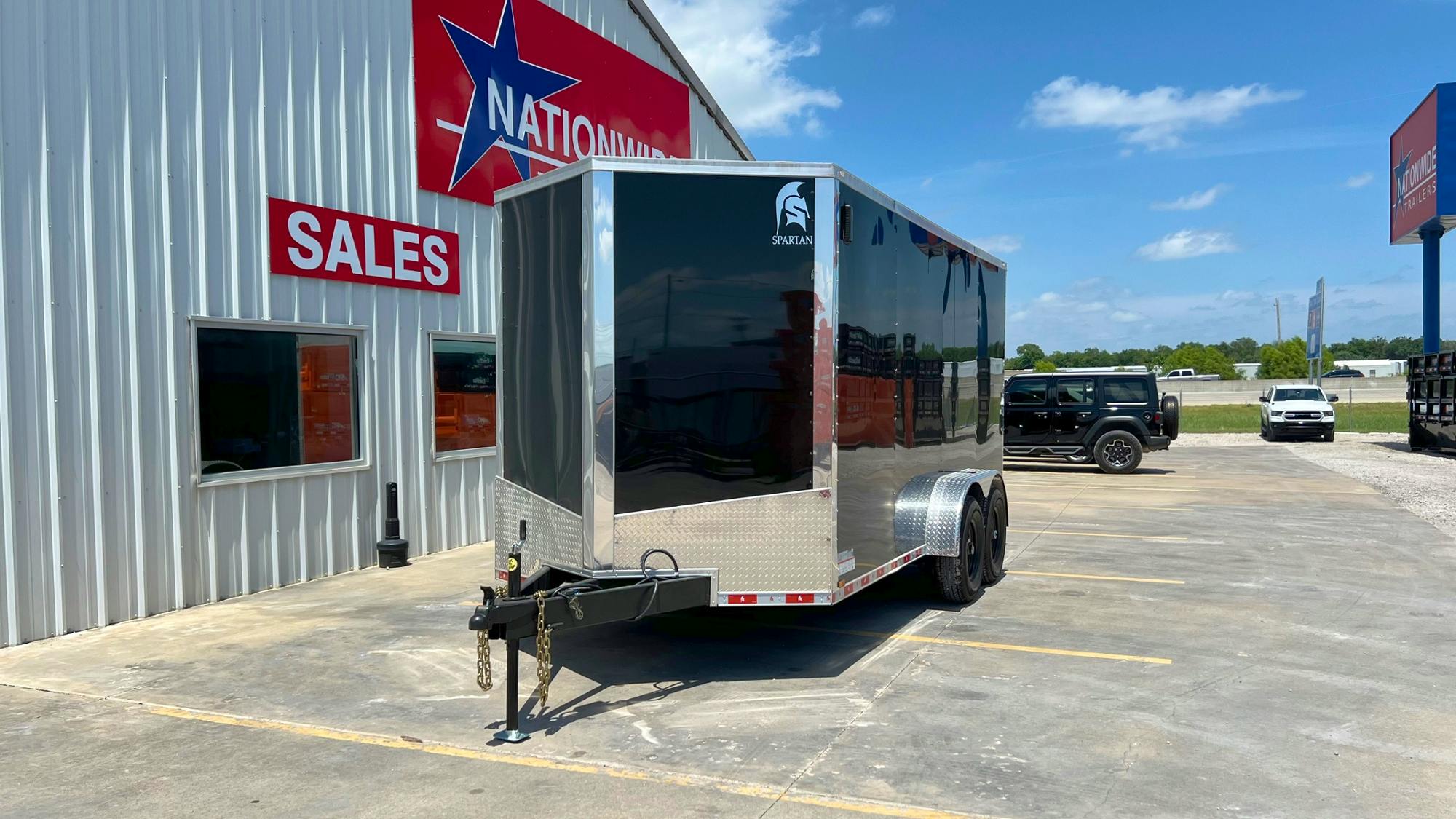 Spartan 7'x16' Enclosed Cargo Trailer w/ Rear Ramp Door (C2) - Stock #88177 - Image 7 of 9