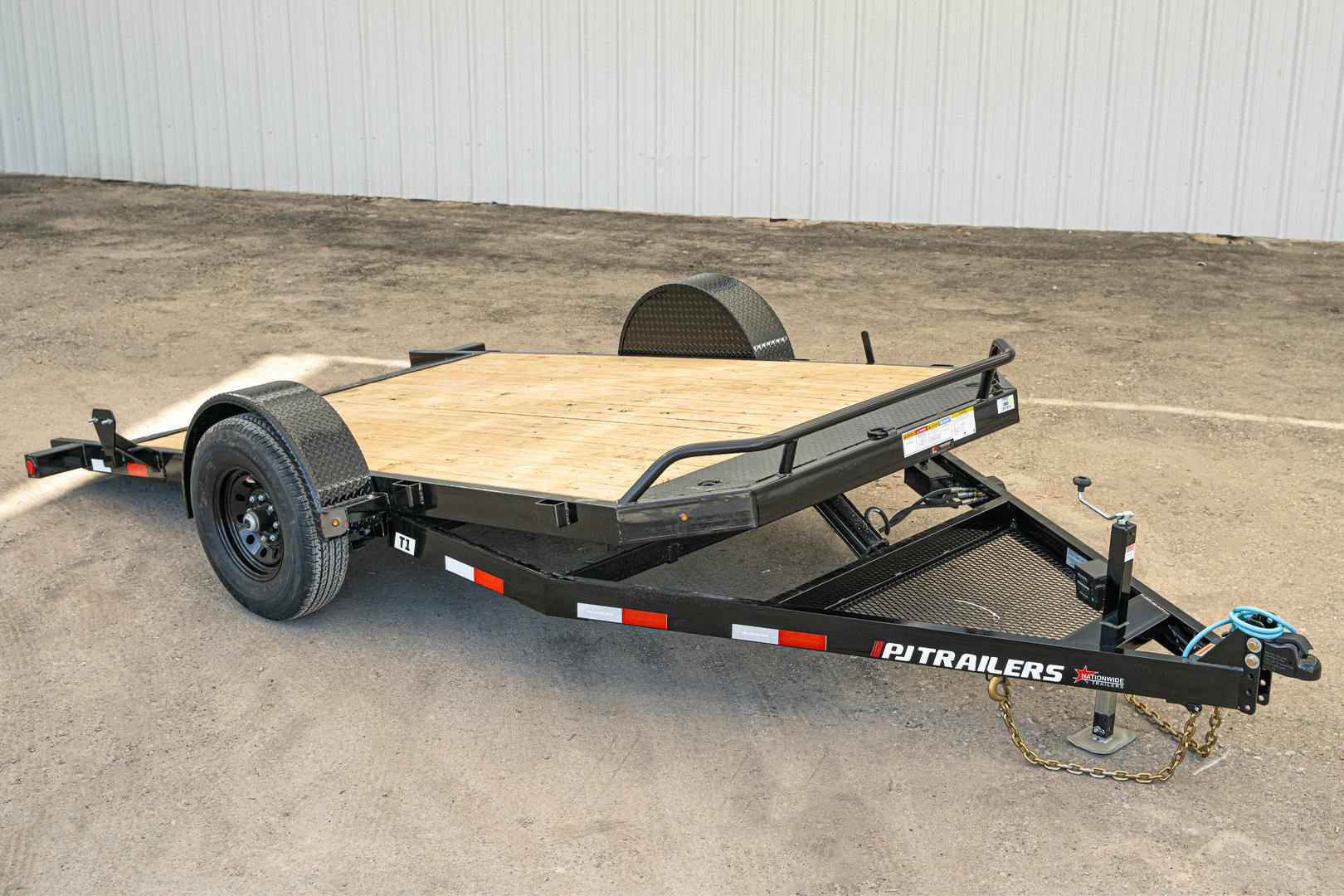 PJ Trailers 16'x81" Single Axle Hydraulic Gravity Tilt Trailer (T1) - Stock #88180 - Image 1 of 14