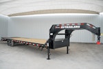 PJ Trailers 32'x102" Gooseneck Low Pro Flatbed Trailer w/ Singles (LS) Stock #88181 - Thumbnail 2