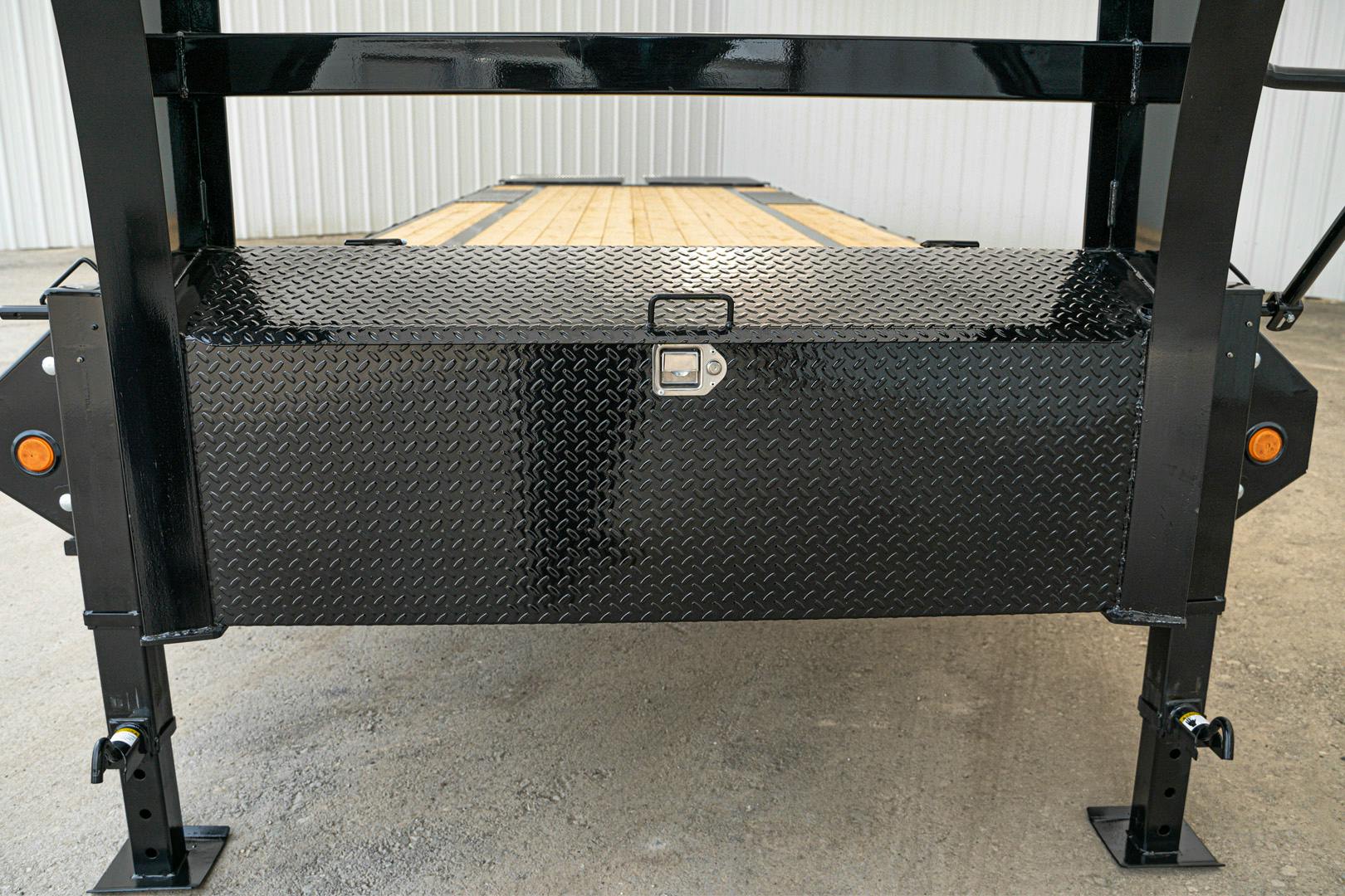 PJ Trailers 32'x102" Gooseneck Low Pro Flatbed Trailer w/ Singles (LS) - Stock #88181 - Image 6 of 16