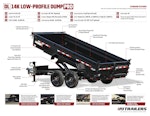PJ Trailers 16'x83" Low Pro Dump Trailer w/ 2' Sides (DL) Stock #88183 - Thumbnail 20