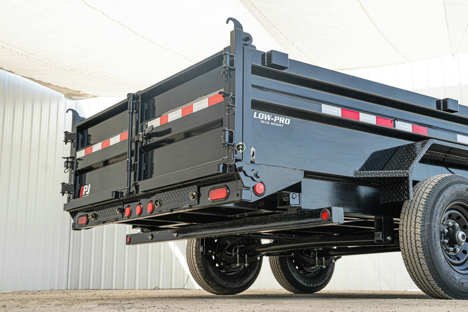 PJ Trailers 16'x83" Low Pro Dump Trailer w/ 2' Sides (DL) - Stock #88183 - Image 16 of 20