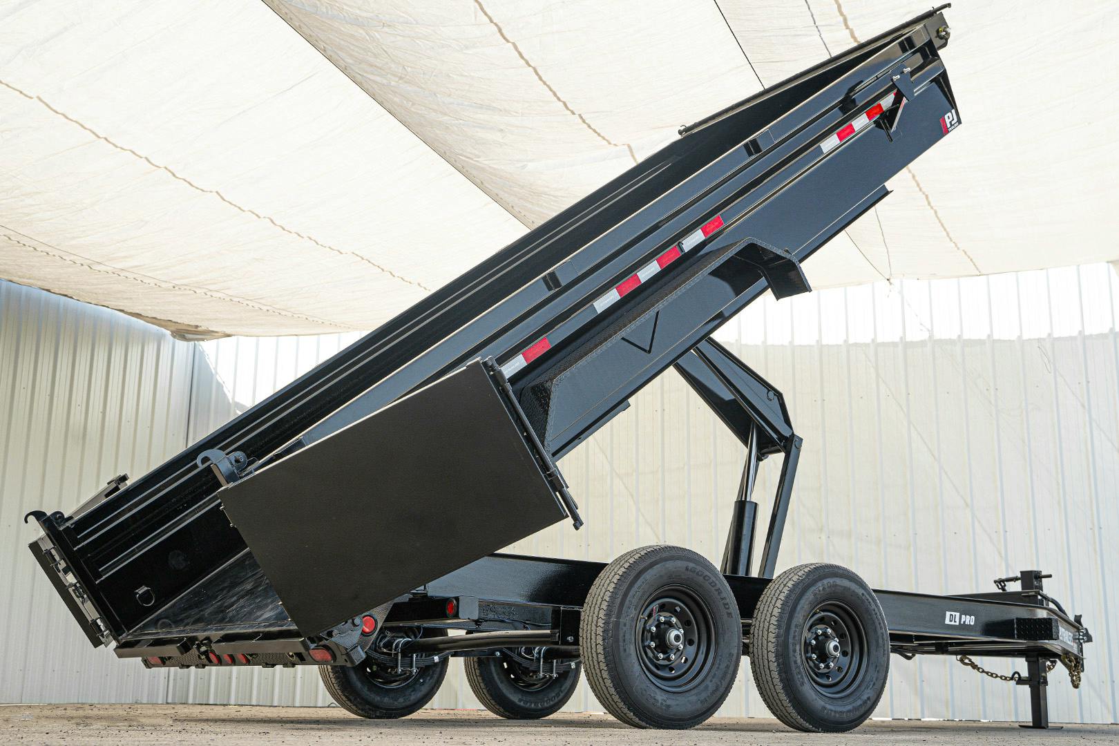 PJ Trailers 16'x83" Low Pro Dump Trailer w/ 2' Sides (DL) - Stock #88183 - Image 18 of 20