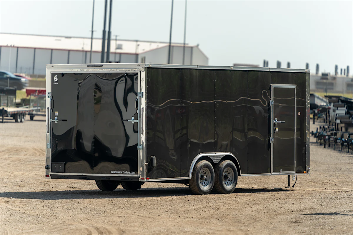 Spartan 8.5'x20' Enclosed Cargo Trailer w/ Rear Ramp Door (C2) - Stock #88184 - Image 2 of 4 Spartan 8.5'x20' Enclosed Cargo Trailer w/ Rear Ramp Door (C2) - Stock #88184 - Image 2 of 4