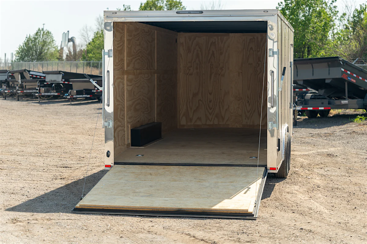 Spartan 8.5'x20' Enclosed Cargo Trailer w/ Rear Ramp Door (C2) - Stock #88184 - Image 3 of 4 Spartan 8.5'x20' Enclosed Cargo Trailer w/ Rear Ramp Door (C2) - Stock #88184 - Image 3 of 4