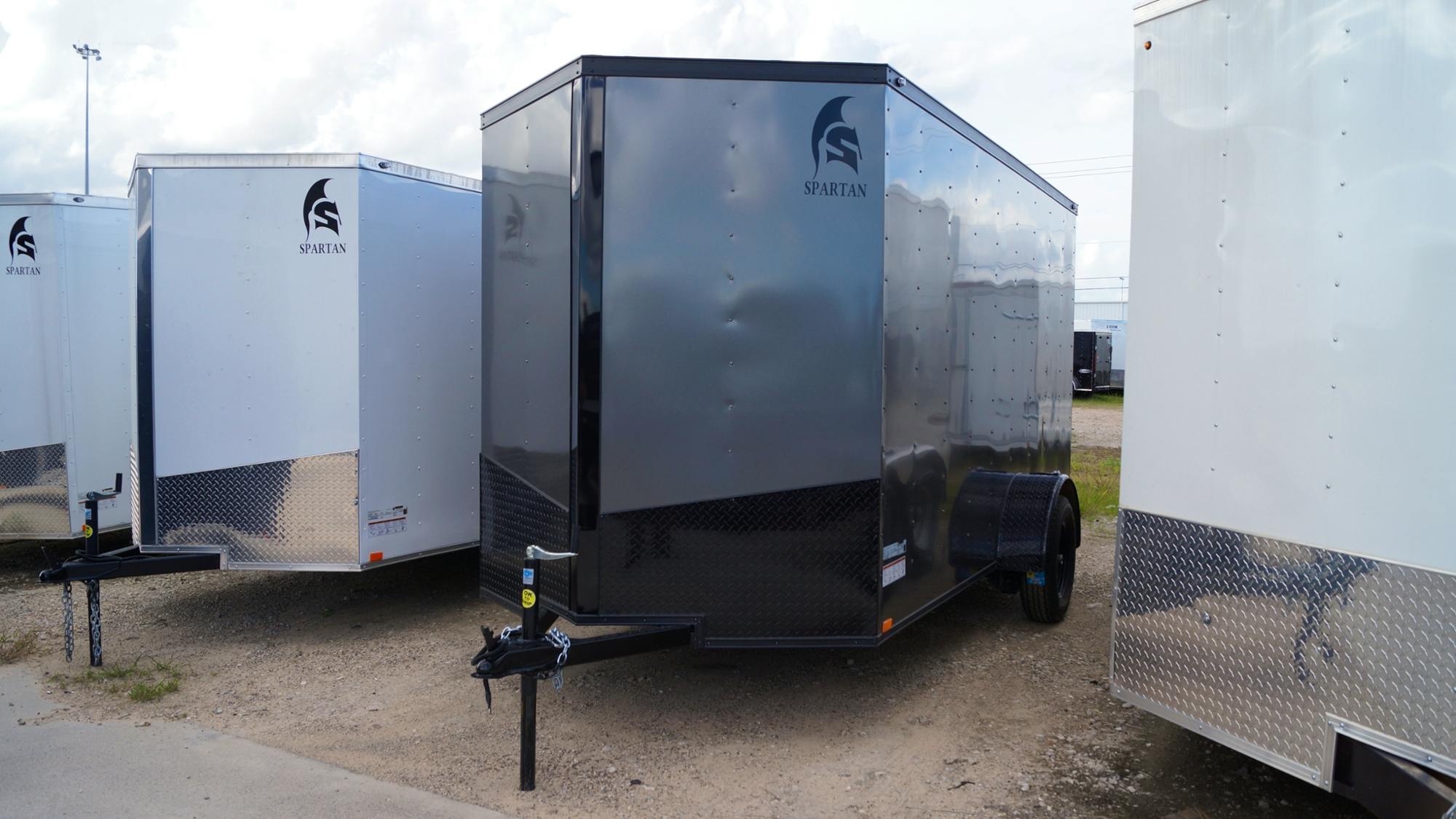 Spartan 6'x12' Enclosed Cargo Trailer w/ Rear Ramp Door (C1) - Stock #88195 - Image 1 of 1