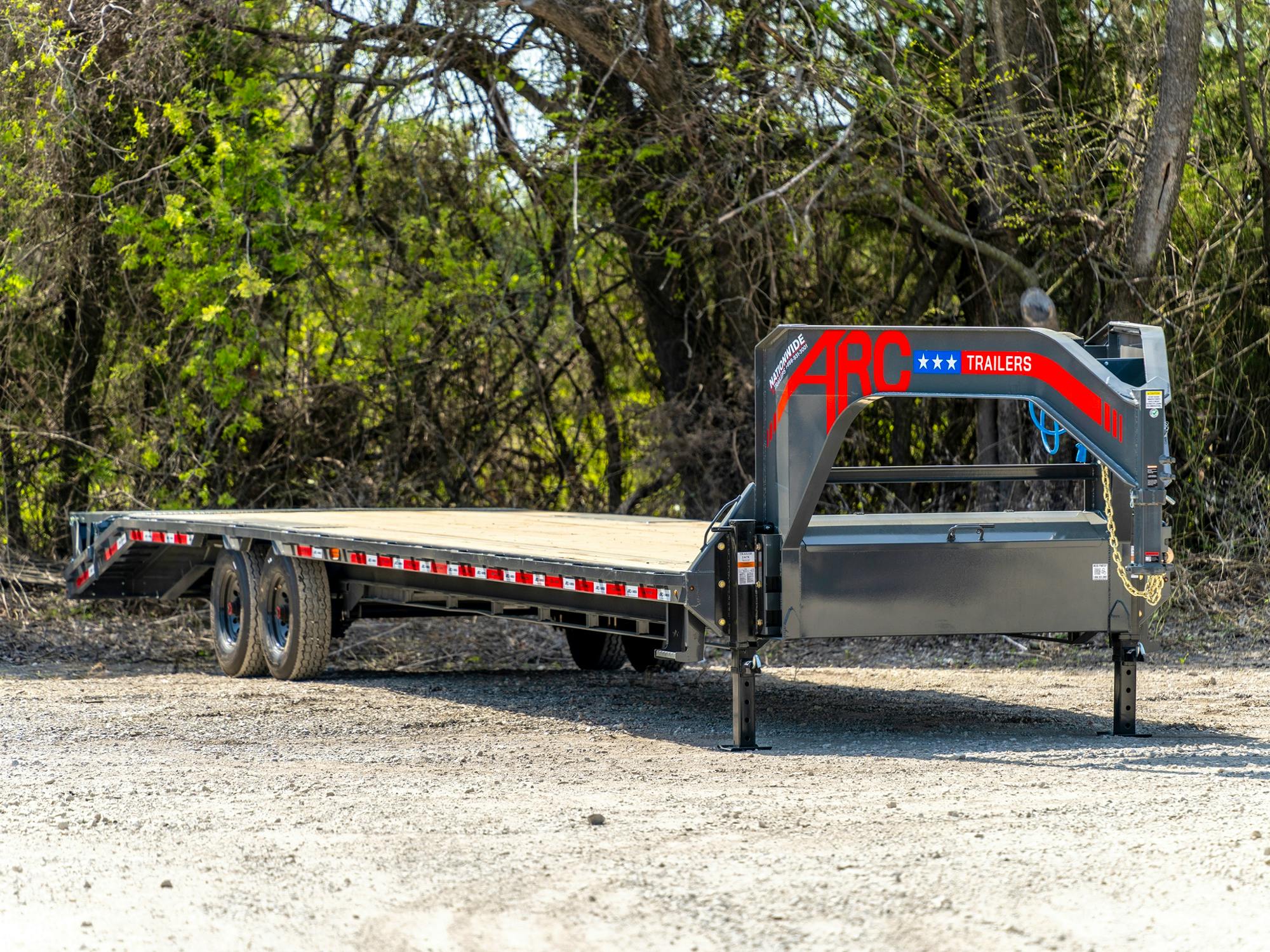 ARC Trailers 36'x102" 18K Gooseneck Flatbed Trailer w/ 5' Dovetail (GDS) - Stock #88201 - Image 1 of 3