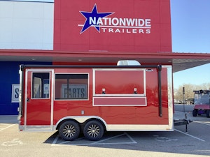 Spartan 8.5'x18' BBQ Concession Trailer (CC)