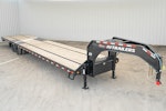 PJ Trailers 40'x102" Gooseneck Low Pro Flatbed Trailer w/ Duals (LD) Stock #88214 - Thumbnail 1