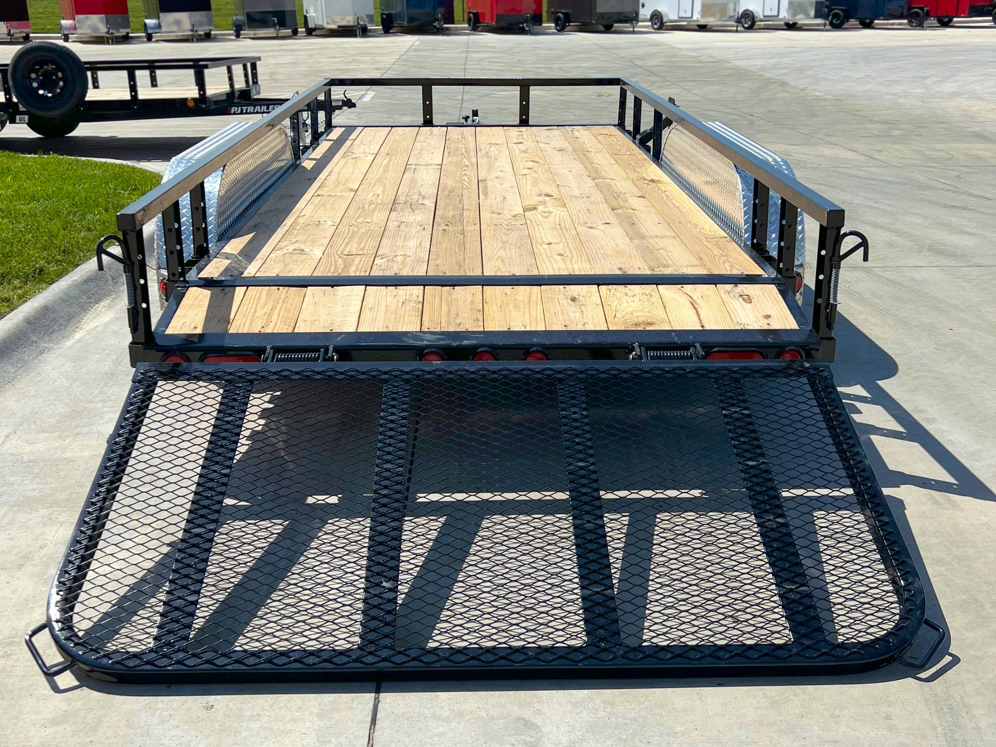 PJ Trailers 14'x77" Tandem Axle 4" Channel Utility Trailer (UK) - Stock #88242 - Image 8 of 8