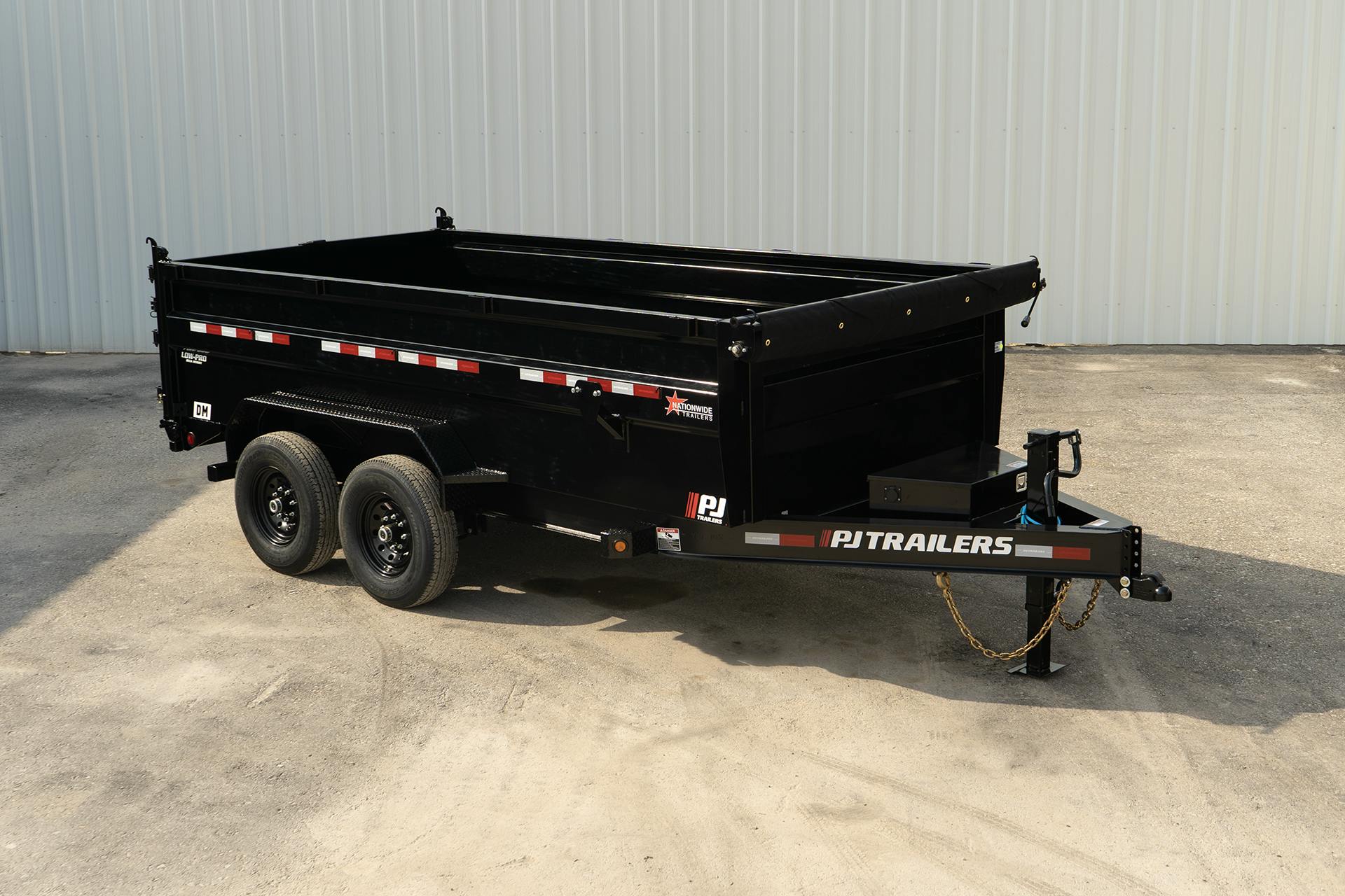 PJ Trailers 14'x83" Low Pro High Side Dump Trailer w/ 3' Sides (DM) - Stock #88250 - Image 2 of 25