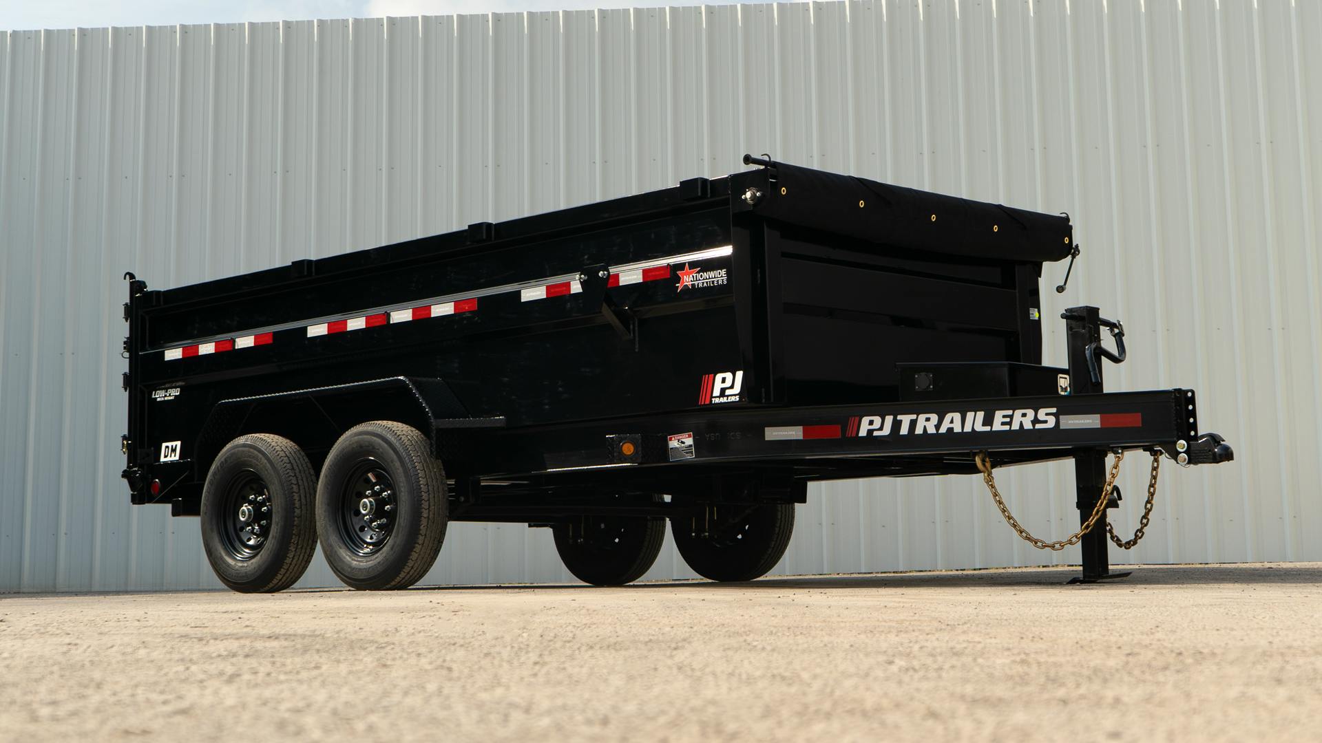 PJ Trailers 14'x83" Low Pro High Side Dump Trailer w/ 3' Sides (DM) - Stock #88250 - Image 8 of 25