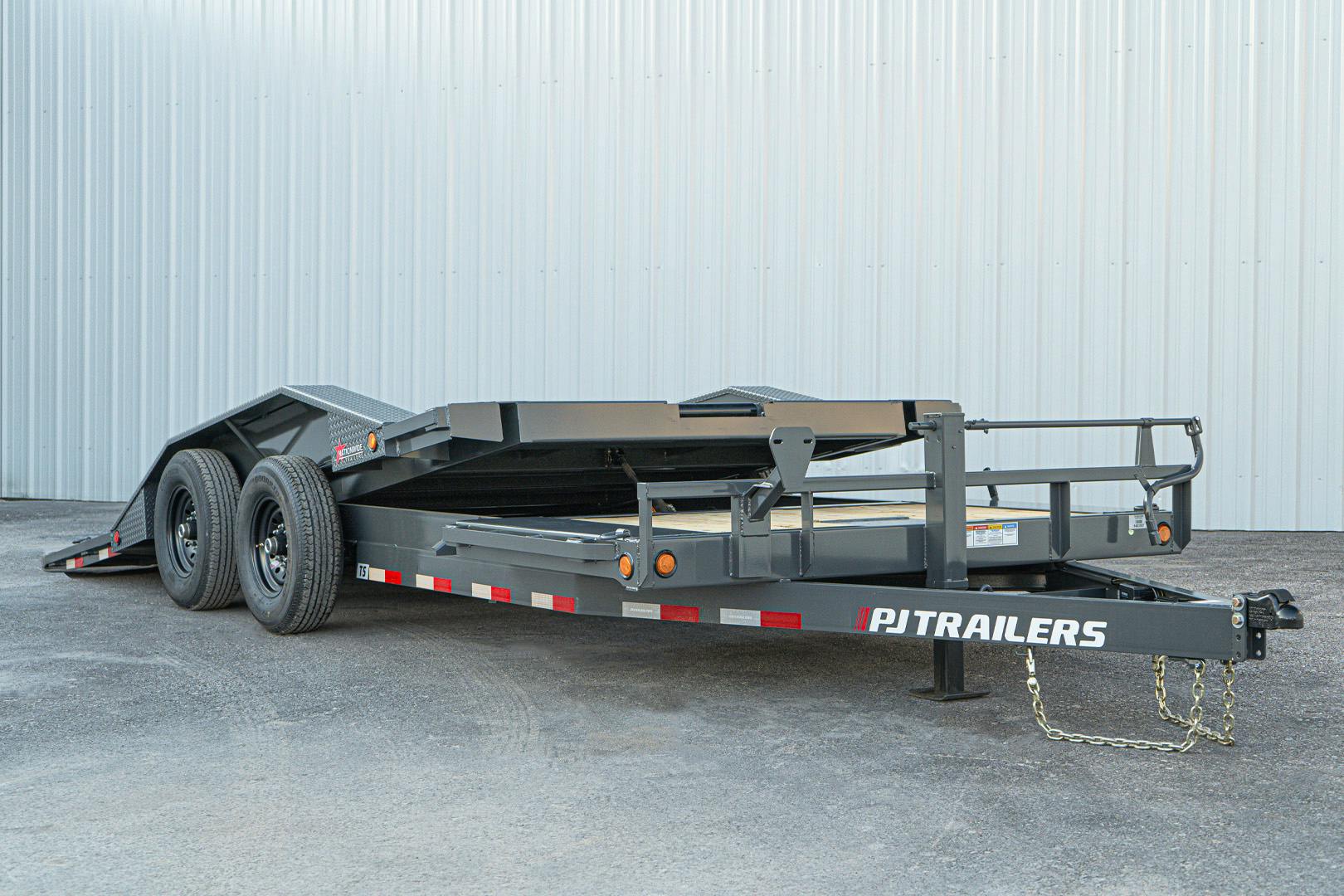 PJ Trailers 20'x102" 6" Channel Super-Wide Gravity Tilt Trailer (TS) - Stock #88256 - Image 1 of 20