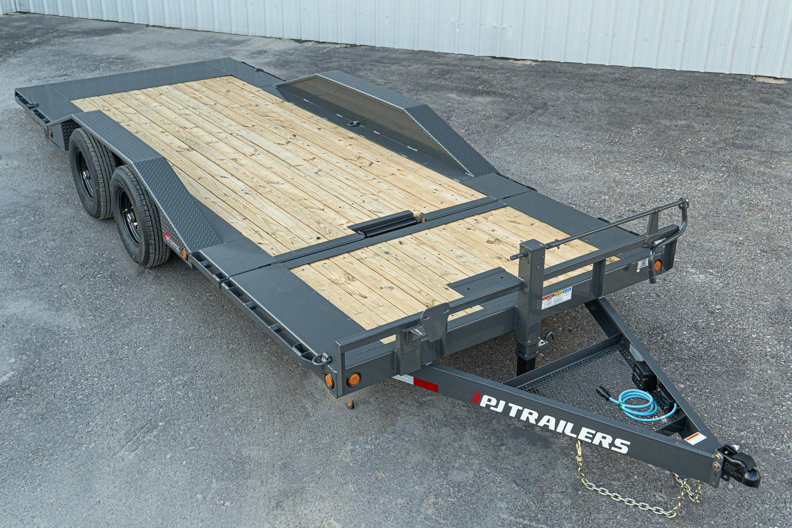 PJ Trailers 20'x102" 6" Channel Super-Wide Gravity Tilt Trailer (TS) - Stock #88256 - Image 7 of 20