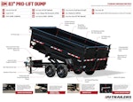 PJ Trailers 16'x83" Low Pro High Side Dump Trailer w/ 4' Sides (DM) Stock #88258 - Thumbnail 34