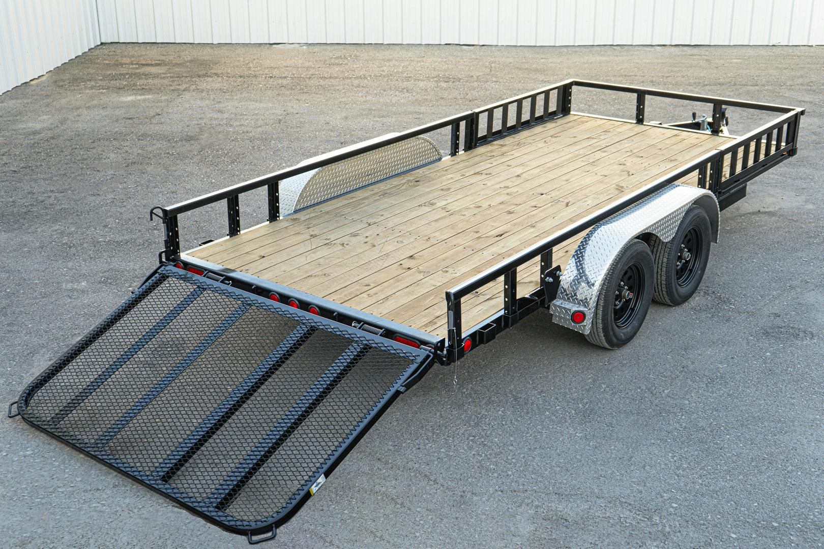 PJ Trailers 16'x83" Tandem Axle 4" Channel Utility Trailer (UL) - Stock #88285 - Image 17 of 19