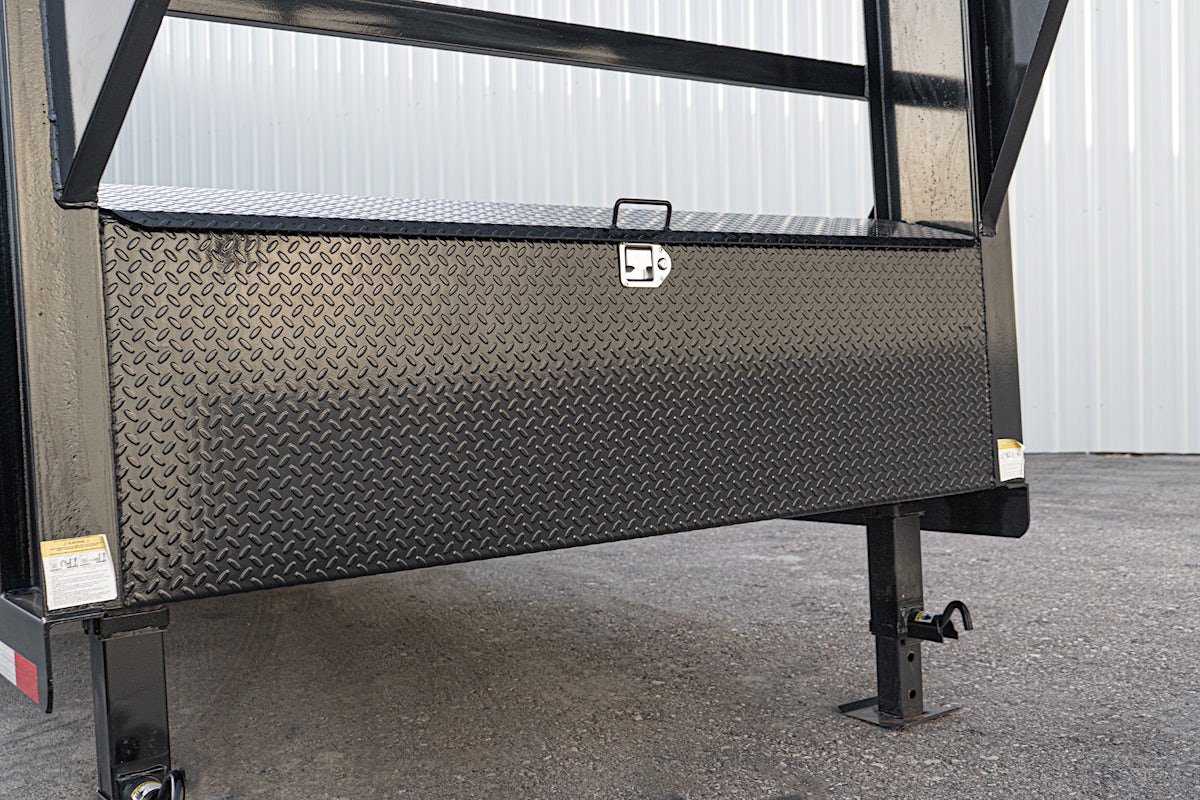 PJ Trailers 24'x82" Gooseneck 6" Channel Equipment Gravity Tilt Trailer (T6) - Stock #88286 - Image 11 of 21 PJ Trailers 24'x82" Gooseneck 6" Channel Equipment Gravity Tilt Trailer (T6) - Stock #88286 - Image 11 of 21