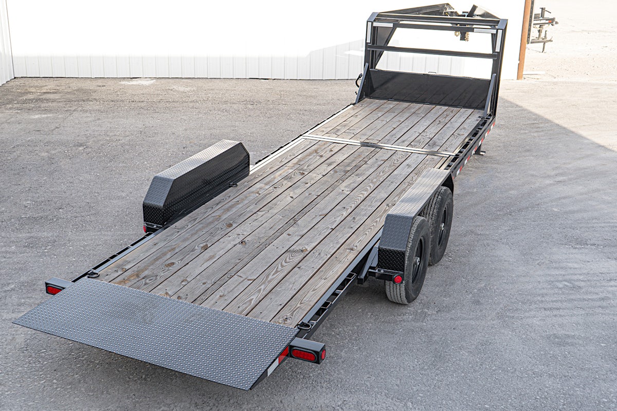 PJ Trailers 24'x82" Gooseneck 6" Channel Equipment Gravity Tilt Trailer (T6) - Stock #88286 - Image 17 of 21 PJ Trailers 24'x82" Gooseneck 6" Channel Equipment Gravity Tilt Trailer (T6) - Stock #88286 - Image 17 of 21