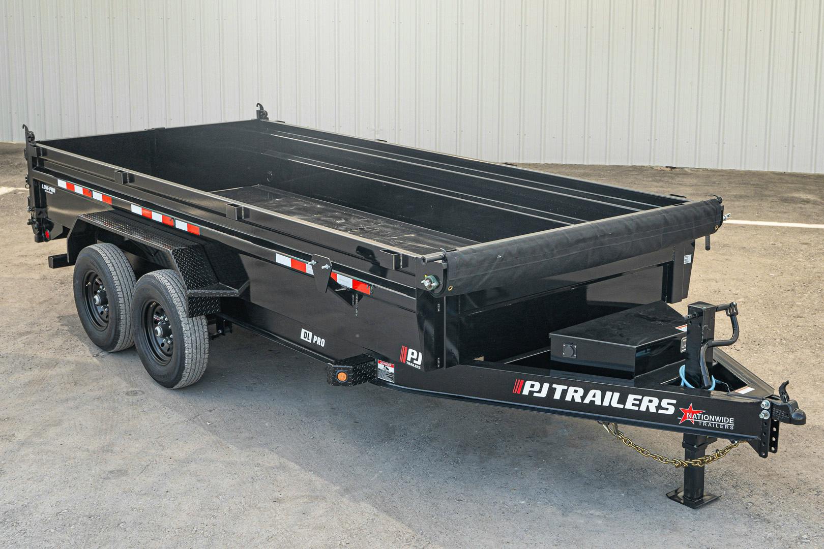 PJ Trailers 16'x83" Low Pro Dump Trailer w/ 2' Sides (DL) - Stock #88287 - Image 2 of 20