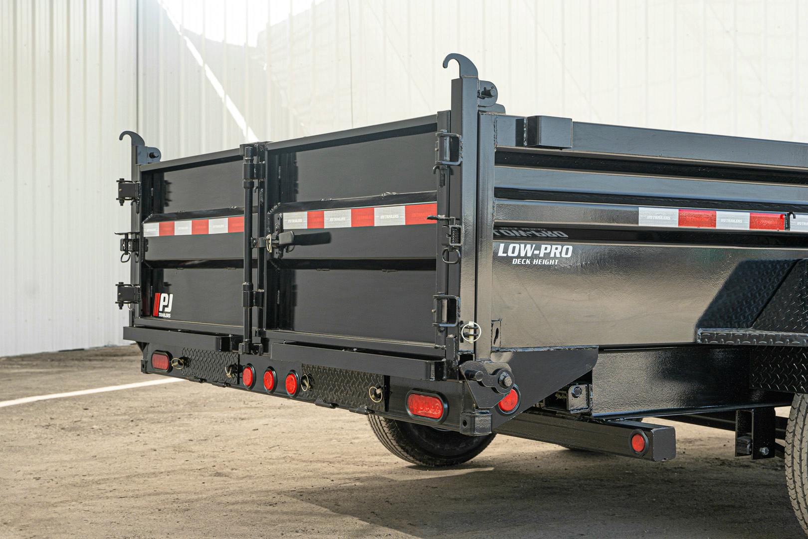 PJ Trailers 16'x83" Low Pro Dump Trailer w/ 2' Sides (DL) - Stock #88287 - Image 13 of 20
