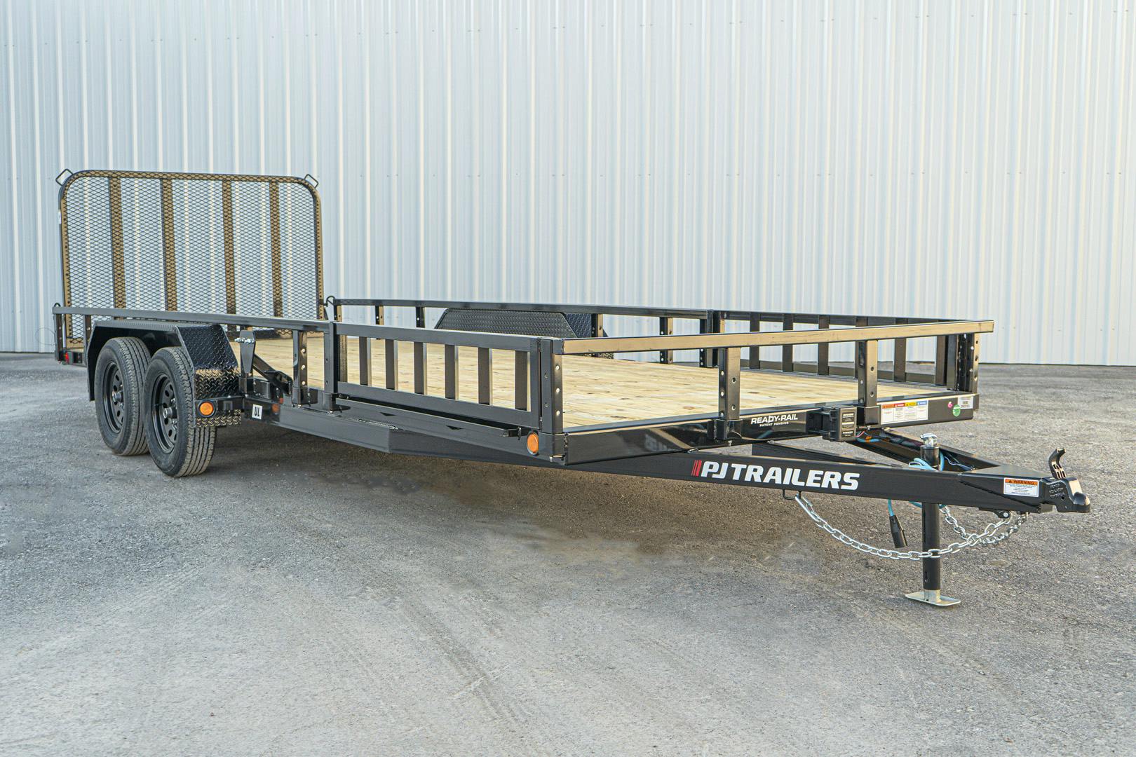 PJ Trailers 20'x83" Tandem Axle 4" Channel Utility Trailer (UL) - Stock #88288 - Image 2 of 16