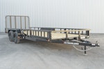PJ Trailers 20'x83" Tandem Axle 4" Channel Utility Trailer (UL) Stock #88288 - Thumbnail 2