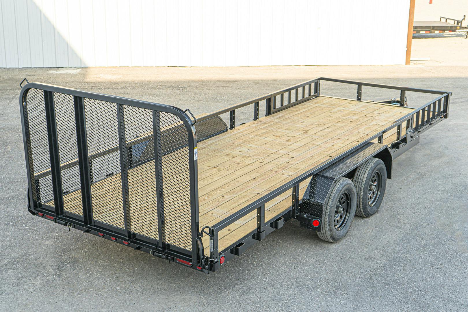 PJ Trailers 20'x83" Tandem Axle 4" Channel Utility Trailer (UL) - Stock #88288 - Image 13 of 16