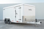 LoneStar 7.10'x16' 14k Steel Enclosed Cargo Trailer w/ Rear Ramp Door (C2) Stock #88301 - Thumbnail 3