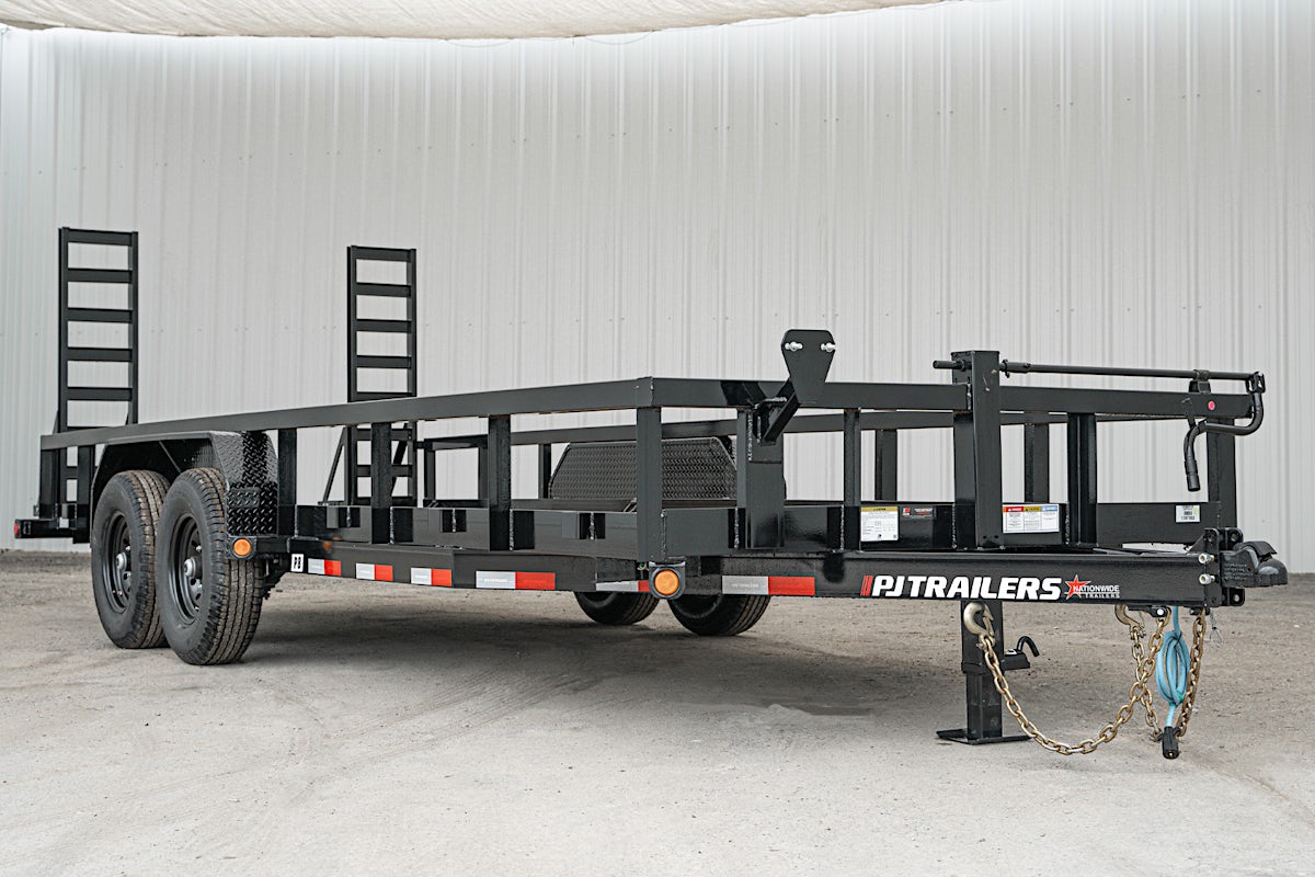 PJ Trailers 20'x83" Angle Pipetop Equipment Trailer (P8) - Stock #88306 - Image 3 of 15 PJ Trailers 20'x83" Angle Pipetop Equipment Trailer (P8) - Stock #88306 - Image 3 of 15