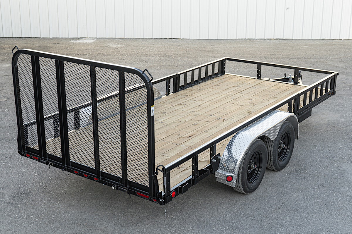 PJ Trailers 16'x83" Tandem Axle 4" Channel Utility Trailer (UL) - Stock #88308 - Image 16 of 19 PJ Trailers 16'x83" Tandem Axle 4" Channel Utility Trailer (UL) - Stock #88308 - Image 16 of 19
