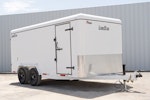 LoneStar 7.10'x16' 14k Steel Enclosed Cargo Trailer w/ Rear Barn Doors (C2) Stock #88323 - Thumbnail 2