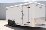 LoneStar 7.10'x16' 14k Steel Enclosed Cargo Trailer w/ Rear Barn Doors (C2) Stock #88323 - Thumbnail 6