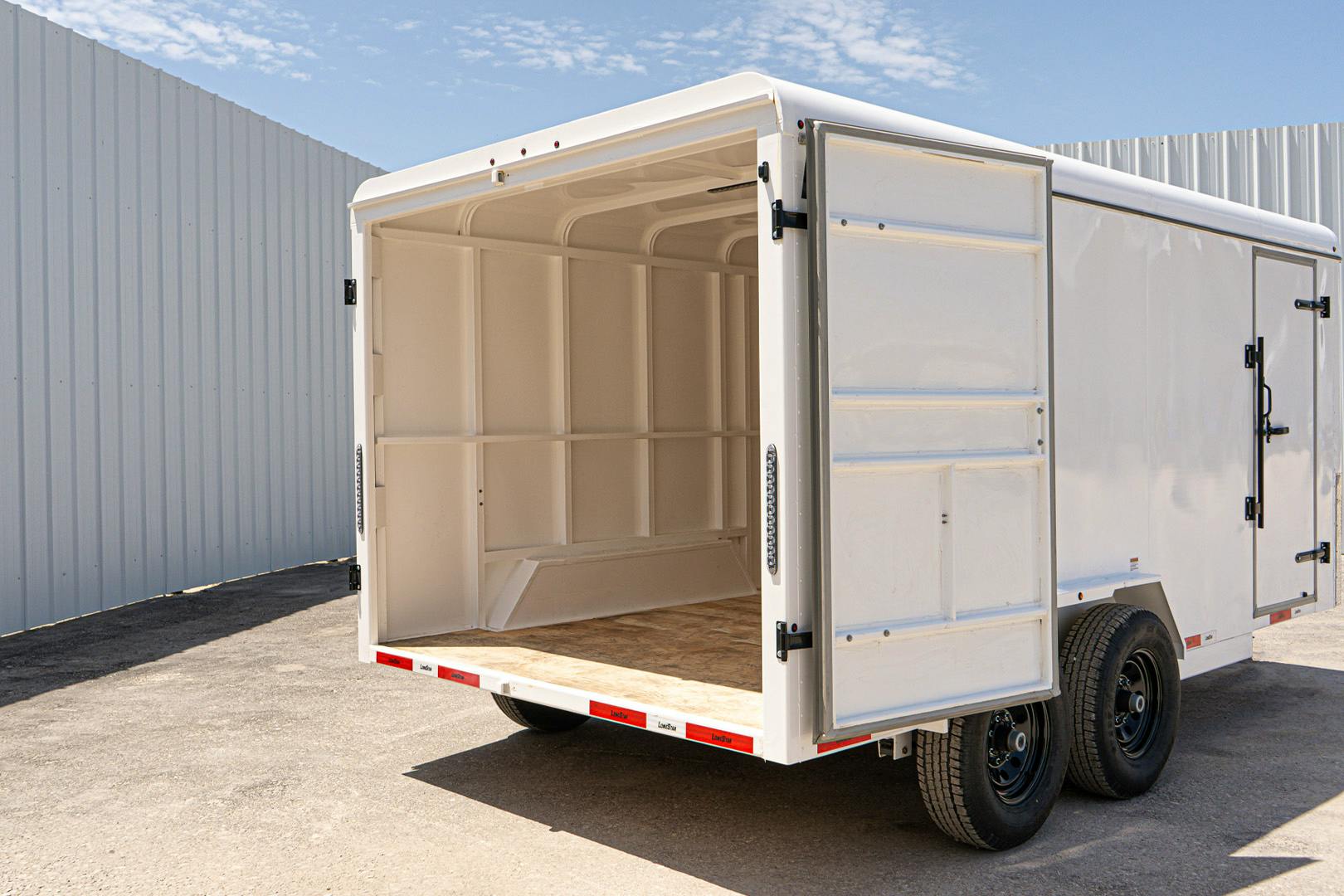 LoneStar 7.10'x16' 14k Steel Enclosed Cargo Trailer w/ Rear Barn Doors (C2) - Stock #88323 - Image 13 of 16