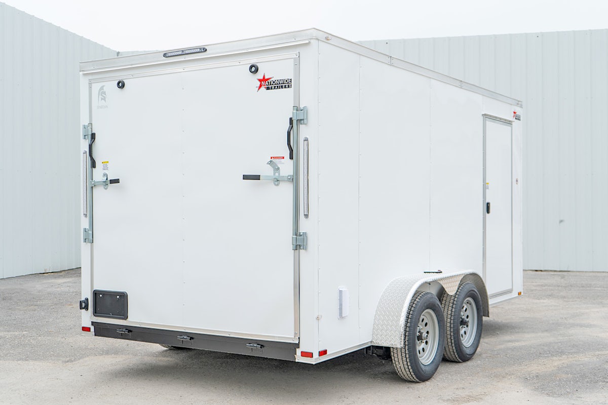Spartan 7'x14' Enclosed Cargo Trailer w/ Rear Ramp Door (C2) - Stock #88327 - Image 14 of 19 Spartan 7'x14' Enclosed Cargo Trailer w/ Rear Ramp Door (C2) - Stock #88327 - Image 14 of 19