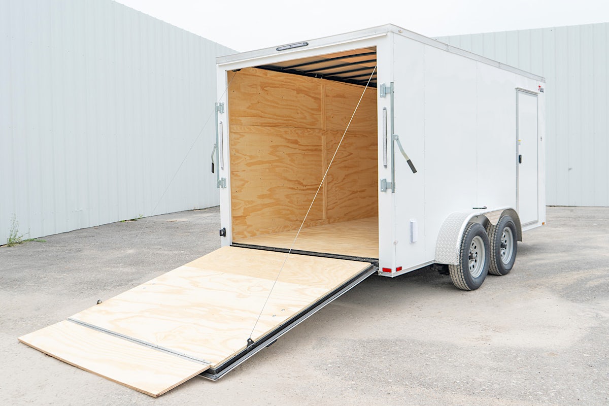 Spartan 7'x14' Enclosed Cargo Trailer w/ Rear Ramp Door (C2) - Stock #88327 - Image 15 of 19 Spartan 7'x14' Enclosed Cargo Trailer w/ Rear Ramp Door (C2) - Stock #88327 - Image 15 of 19
