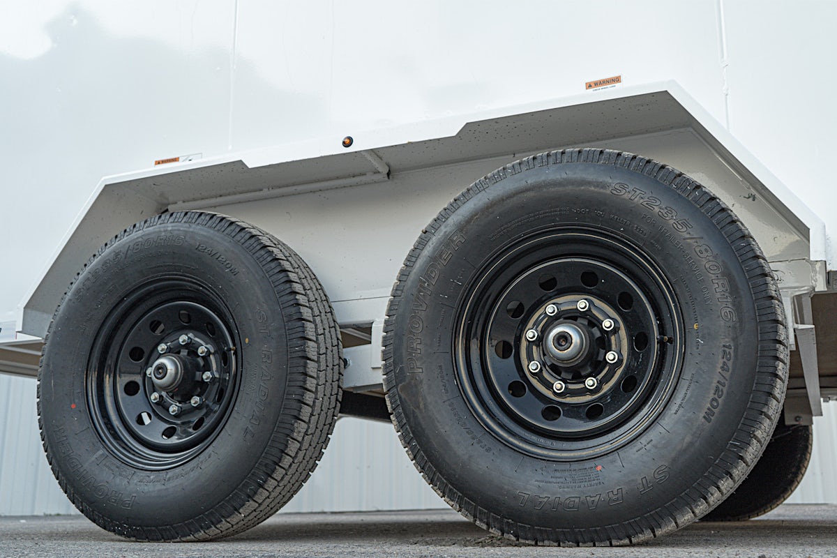 LoneStar 7.10'x16' 14k Steel Enclosed Cargo Trailer w/ Rear Ramp Door (C2) - Stock #88331 - Image 9 of 16 LoneStar 7.10'x16' 14k Steel Enclosed Cargo Trailer w/ Rear Ramp Door (C2) - Stock #88331 - Image 9 of 16