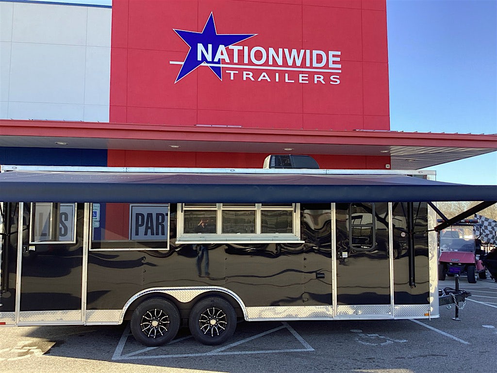 Spartan 8.5'x22' BBQ Concession Trailer (CC) - Stock #88333 - Image 2 of 12 Spartan 8.5'x22' BBQ Concession Trailer (CC) - Stock #88333 - Image 2 of 12