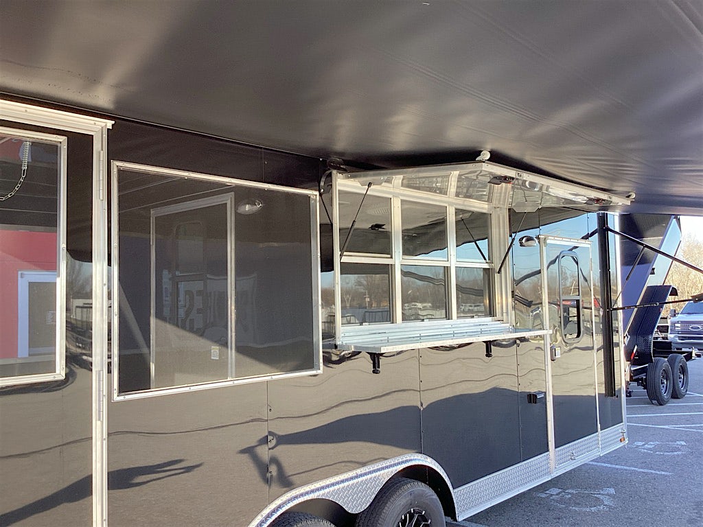 Spartan 8.5'x22' BBQ Concession Trailer (CC) - Stock #88333 - Image 3 of 12 Spartan 8.5'x22' BBQ Concession Trailer (CC) - Stock #88333 - Image 3 of 12