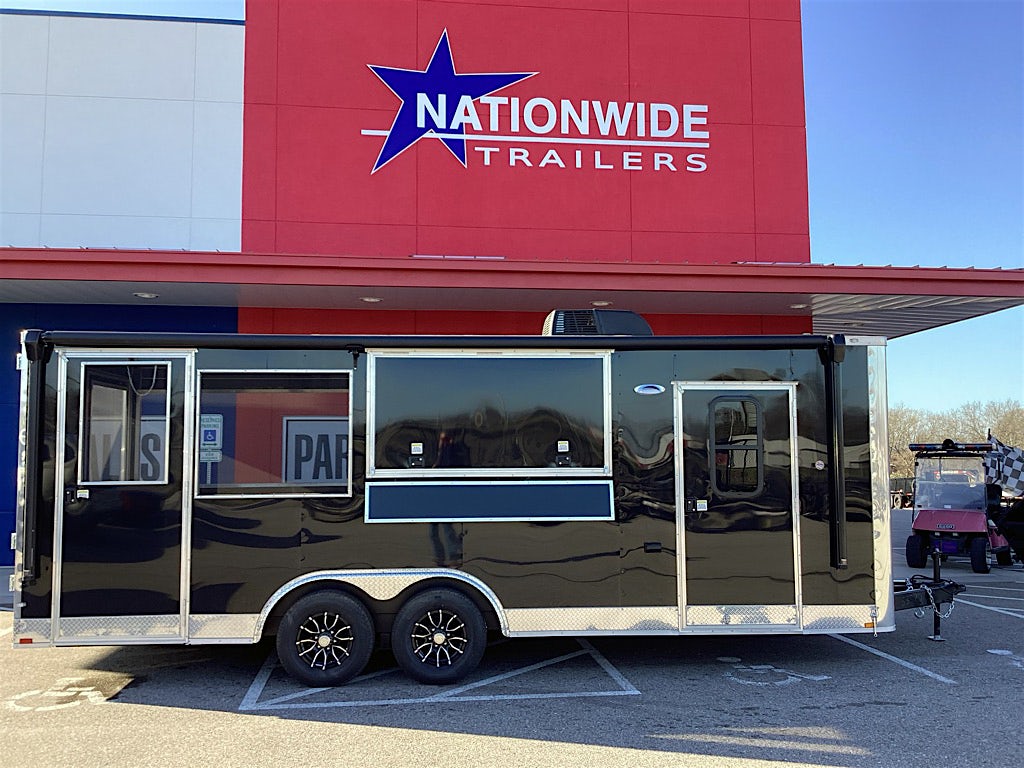 Spartan 8.5'x22' BBQ Concession Trailer (CC) - Stock #88333 - Image 1 of 12 Spartan 8.5'x22' BBQ Concession Trailer (CC) - Stock #88333 - Image 1 of 12