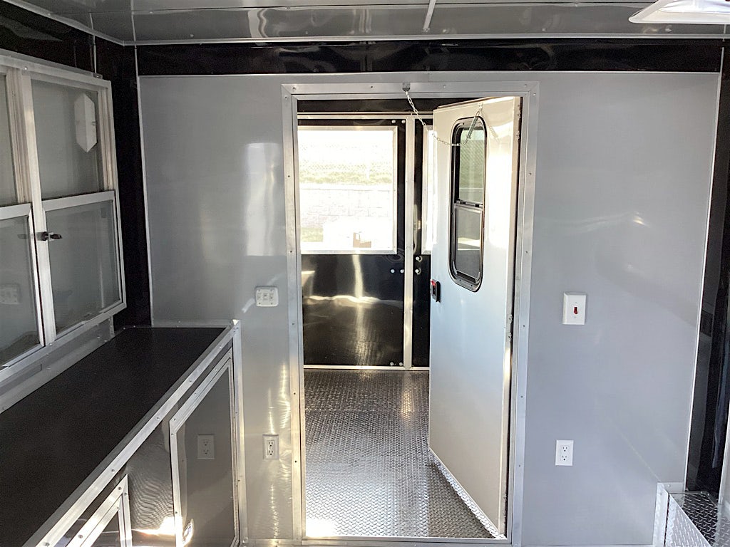 Spartan 8.5'x22' BBQ Concession Trailer (CC) - Stock #88333 - Image 10 of 12 Spartan 8.5'x22' BBQ Concession Trailer (CC) - Stock #88333 - Image 10 of 12