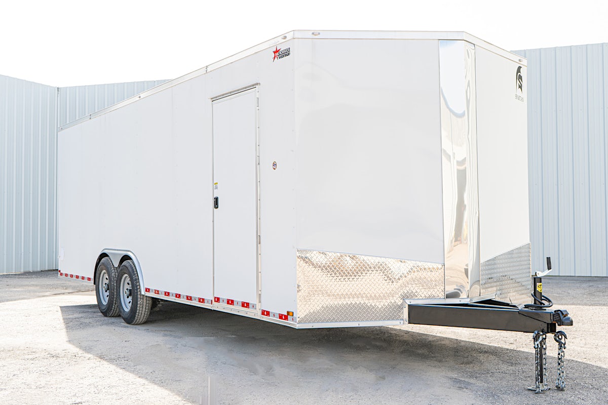 Spartan 8.5'x24' Enclosed Cargo Trailer w/ Rear Ramp Door (C2) - Stock #88340 - Image 2 of 19 Spartan 8.5'x24' Enclosed Cargo Trailer w/ Rear Ramp Door (C2) - Stock #88340 - Image 2 of 19