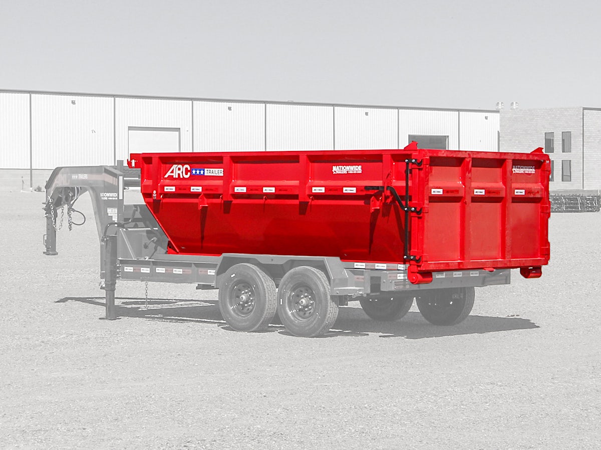 ARC Trailers 14' 14YD Steel Dumpster Bin w/ 4' Sides - Stock #88361 - Image 1 of 9 ARC Trailers 14' 14YD Steel Dumpster Bin w/ 4' Sides - Stock #88361 - Image 1 of 9