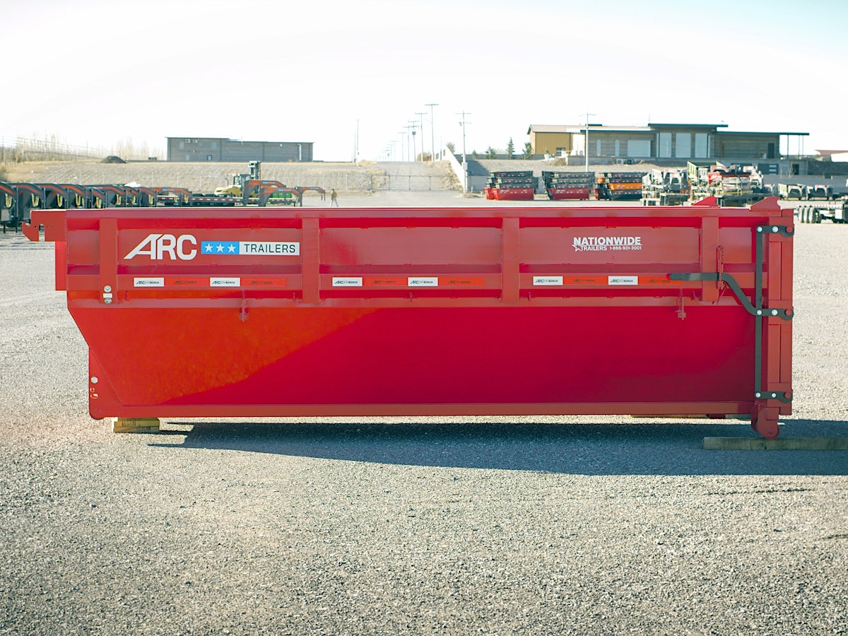 ARC Trailers 14' 14YD Steel Dumpster Bin w/ 4' Sides - Stock #88361 - Image 8 of 9 ARC Trailers 14' 14YD Steel Dumpster Bin w/ 4' Sides - Stock #88361 - Image 8 of 9