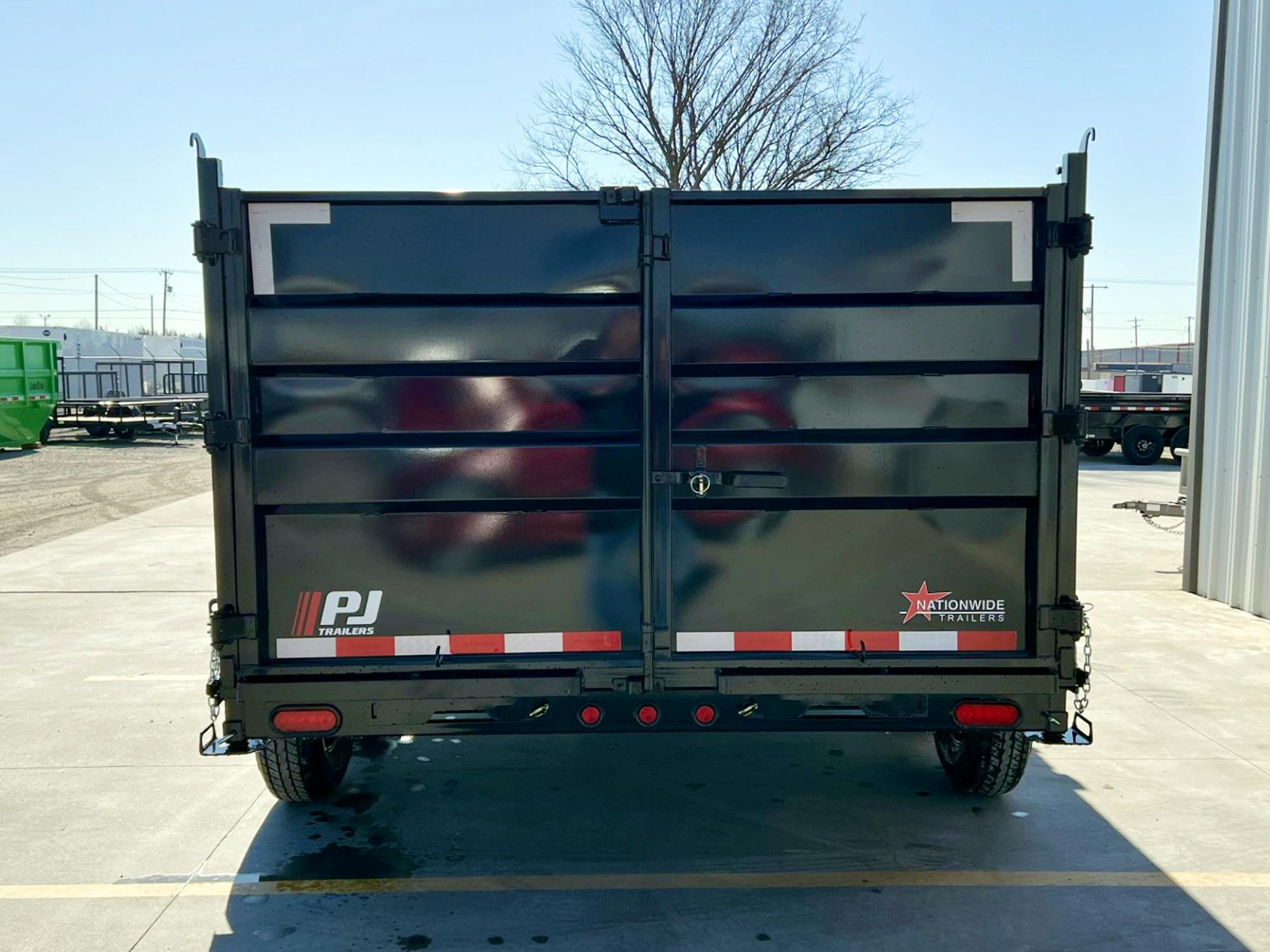 PJ Trailers 14'x83" 14K Dump Trailer w/ 4ft Sides (D7) - Stock #88369 - Image 5 of 9