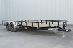 PJ Trailers 20'x83" Tandem Axle 4" Channel Utility Trailer (UL) Stock #88370 - Thumbnail 2