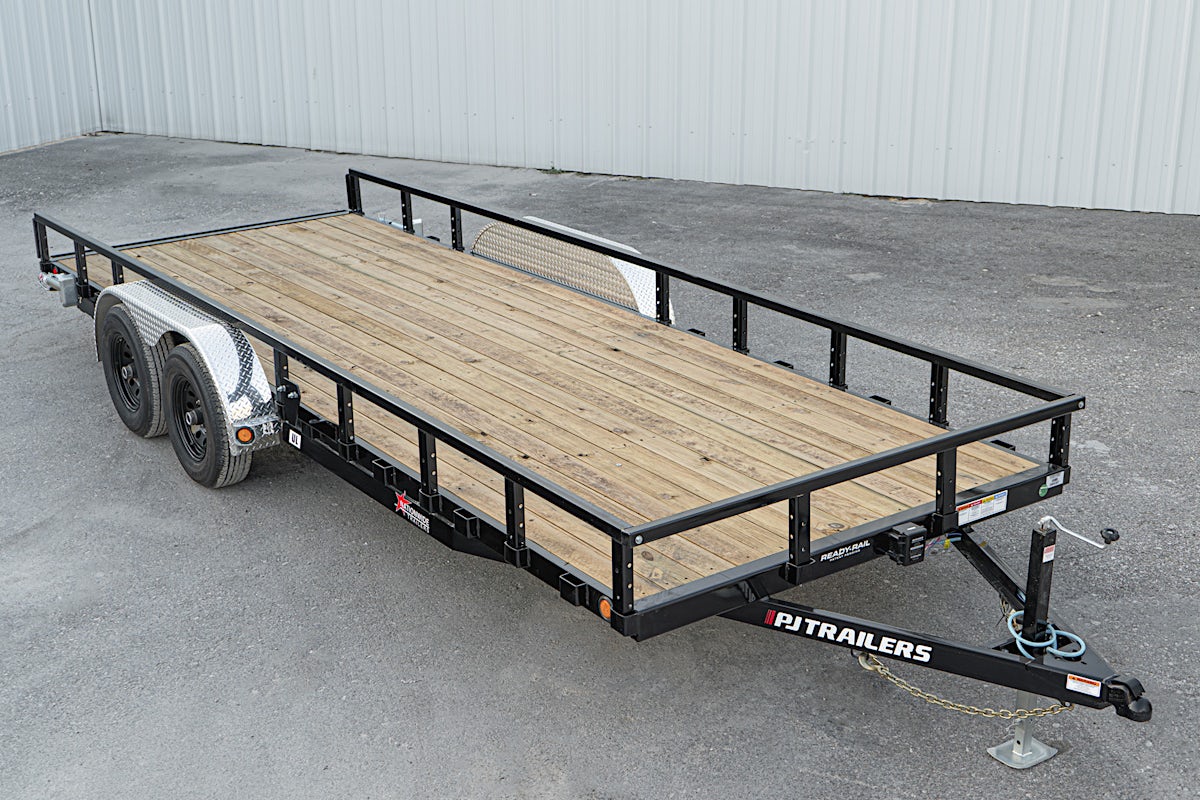 PJ Trailers 20'x83" Tandem Axle 4" Channel Utility Trailer (UL) - Stock #88370 - Image 4 of 12 PJ Trailers 20'x83" Tandem Axle 4" Channel Utility Trailer (UL) - Stock #88370 - Image 4 of 12