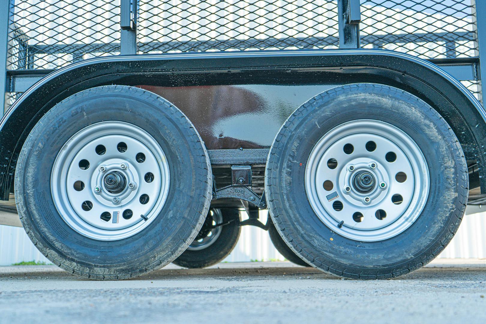 Texas Bragg 14'x83" Landscape Trailer w/ 4' Sides & 4' Gate (L2) - Stock #88373 - Image 8 of 13