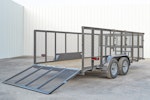 Texas Bragg 16'x83" Landscape Trailer w/ 4' Sides & 4' Gate (L2) Stock #88375 - Thumbnail 16