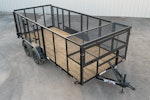 Texas Bragg 16'x83" Landscape Trailer w/ 4' Sides & 4' Gate (L2) Stock #88376 - Thumbnail 4